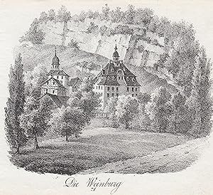 Bild des Verkufers fr Ansicht "Die Weinburg 21.". zum Verkauf von Antiquariat Clemens Paulusch GmbH