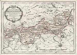 Bild des Verkufers fr Kupferstich- Karte, b. Reilly, "Des Thringschen Kreises Westliche Aemter Treffurt, Langensalza, Tennstaedt, Weissensee und Sachsenburg.". zum Verkauf von Antiquariat Clemens Paulusch GmbH