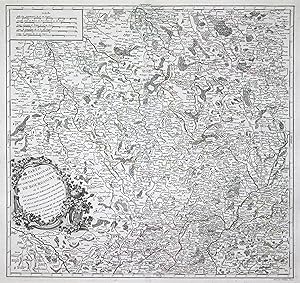 Kupferstich- Karte, v. Delahaye b. Robert ( de Vaugondy ), "Partie Septentrionale du Gouvernement...