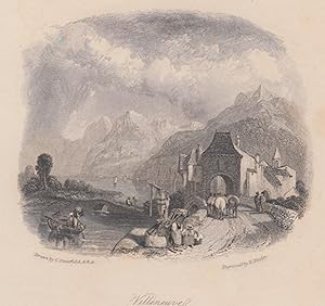 Imagen del vendedor de Ansicht, links i. Hgr. der Genfer See. a la venta por Antiquariat Clemens Paulusch GmbH