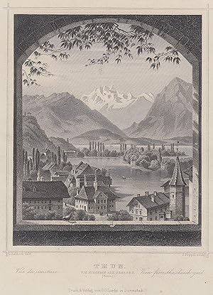 Seller image for Gesamtansicht, vom Kirchhof aus. for sale by Antiquariat Clemens Paulusch GmbH