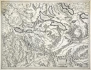 Kupferstich- Karte, n. Mercator b. Blaeu, "Argow cum parte merid. Zvrichgow".