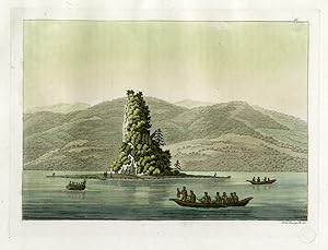 Antique Print-USA-NEW EDDYSTONE-RIVER-PL.XVI.-Ferrario-Fumagalli-c.1827