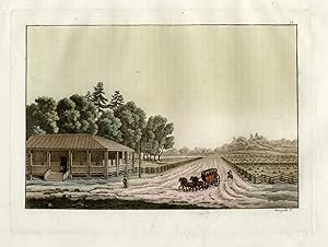 Antique Print-HOTEL-NATURE LANDSCAPE-PL.XLIV.-Ferrario-Fumagalli-c.1827