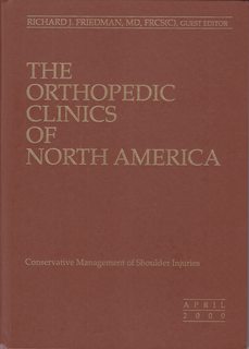Seller image for Conservative Management of Shoulder Injuries (The Orthopedic Clinics of North America, 31) for sale by Never Too Many Books