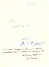 Seller image for ERICH KSTNER (1899-1974) deutscher Schriftsteller for sale by Herbst-Auktionen