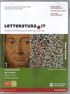 Immagine del venditore per Letteratura.it. Con fascicolo. Edizione verde. Per le Scuole superiori. Con espansione online: 1 venduto da Usatopoli libriusatierari