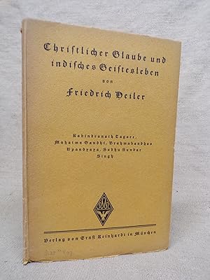 Seller image for CHRISTLICHER GLAUBE UND INDISCHES GEISTESLEBEN for sale by Gage Postal Books