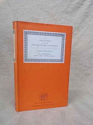 Seller image for A DISCOURSE ON THE STUDIES OF THE UNIVERSITY for sale by Gage Postal Books