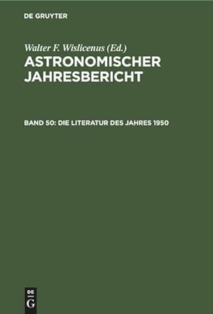 Bild des Verkufers fr Die Literatur des Jahres 1950 zum Verkauf von AHA-BUCH GmbH