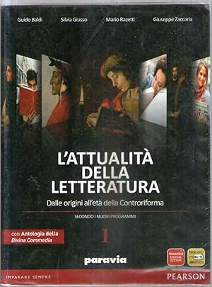 Seller image for Attualit della letteratura. Con Divina Commedia-Laboratorio competenze. Per le Scuole superiori. Con espansione online: 1 for sale by Usatopoli libriusatierari