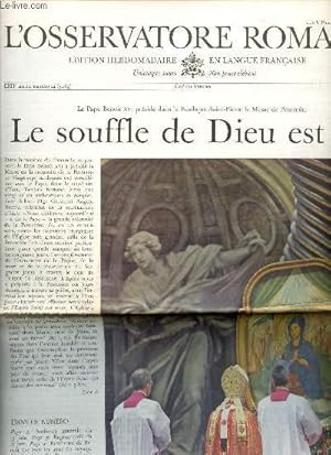 Seller image for L'Osservatore Romano dition hebdomadaire en langue franaise n24 LXIIe anne jeudi 16 juin 2011 - Audience gnrale du 15 juin - Regina caeli du 12 juin - rencontre de Benoit XVI avec les gens du voyage - le Pape reoit six nouveaux ambassadeurs etc. for sale by Le-Livre