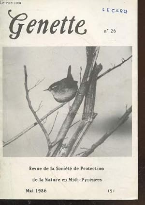 Bild des Verkufers fr Genette n26 Mai 1986. zum Verkauf von Le-Livre
