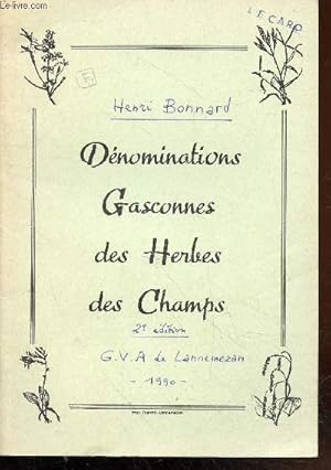 Bild des Verkufers fr Dnominations Gasconnes des Herbes des Champs zum Verkauf von Le-Livre