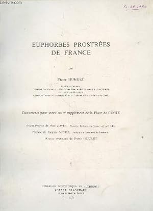 Bild des Verkufers fr Euphorbes prostres de France : Documents pour servir au 4e supplment de la Flore de Coste zum Verkauf von Le-Livre