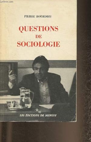 Seller image for Questions de sociologie for sale by Le-Livre