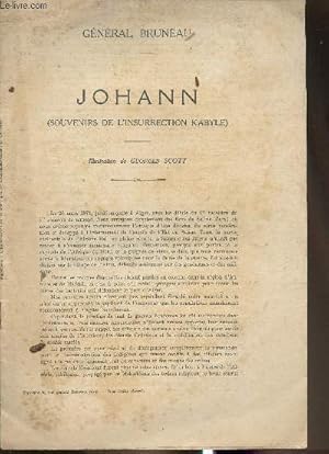 Imagen del vendedor de Johann (Souvenirs de l'insurrection Kabyle) Supplment  L'Illustration du 20 avril 1912 a la venta por Le-Livre