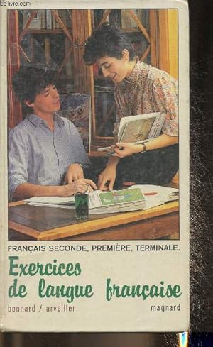 Bild des Verkufers fr Exercices de langue franaise - 2nde,1re,Terminale- Spcimen zum Verkauf von Le-Livre