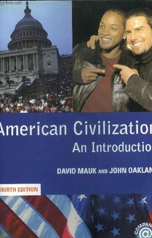 Immagine del venditore per American civilisation an introduction venduto da Le-Livre