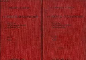 Imagen del vendedor de Prcis d'anatomie Tome II : tte et cou, systme nerveux central, organe des sens, en 2 volumes : Atlas et Texte. a la venta por Le-Livre