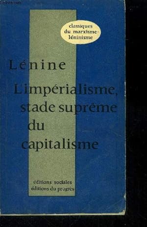 Seller image for L'impérialisme stade suprême du capitalisme (essai de vulgarisation) for sale by Le-Livre