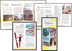 United Air Lines. California and the Golden West. Spring - Summer 1955