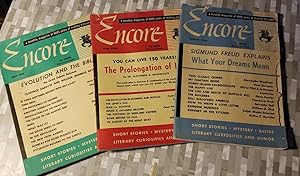 3 Issues of Encore Magazine - 1946