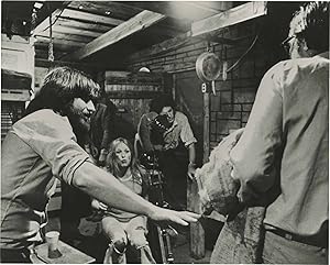 Image du vendeur pour The Texas Chainsaw Massacre (Original photograph of Tobe Hooper and Marilyn Burns on the set of the 1974 film) mis en vente par Royal Books, Inc., ABAA