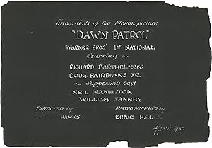 Seller image for The Dawn Patrol [Flight Commander] (Archive of 34 vernacular photographs from the set of the 1930 film) for sale by Royal Books, Inc., ABAA