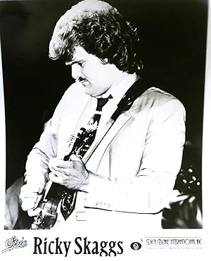 Seller image for RICKY SKAGGS PLAYING GUITAR PHOTO 8'' x 10'' inch Photograph for sale by Rare Book Cellar