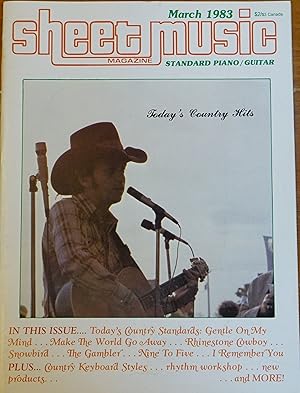 Seller image for Sheet Music Magazine: March 1983 Volume 7, Number 3 (Standard Piano/ Guitar) for sale by Faith In Print