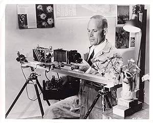 Original photograph of photographer Stuart Jewell at work on Beaver Valley, 1948