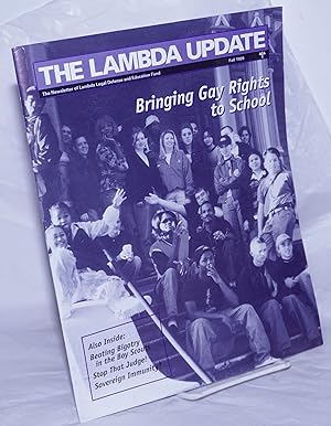 Image du vendeur pour Lambda Update: newsletter of the Lambda Legal Defense and Education Fund vol. 16, #3, Fall 1999: Bringing gay rights to school mis en vente par Bolerium Books Inc.