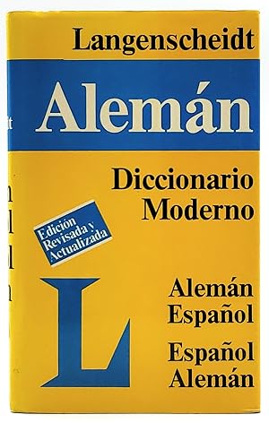 Diccionario Moderno Langenscheidt De Los Idiomas Alemán Y Español