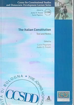 Imagen del vendedor de The Italia constitution. Text and notes a la venta por Usatopoli libriusatierari