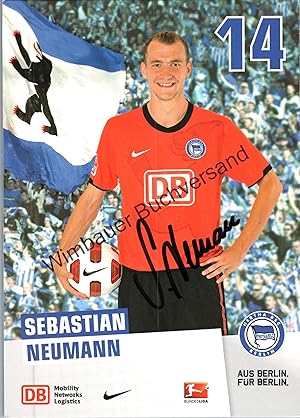 Seller image for Original Autogramm Sebastian Neumann Hertha BSC /// Autogramm Autograph signiert signed signee Saison 2010/2011 for sale by Antiquariat im Kaiserviertel | Wimbauer Buchversand