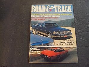 Road and Track Nov 1976 World's Best Sedan
