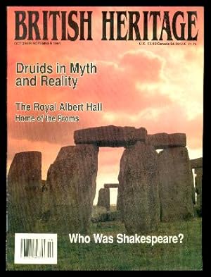Seller image for BRITISH HERITAGE - Volume 12, number 6 - October November 1991 for sale by W. Fraser Sandercombe