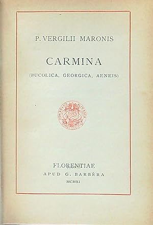 Bild des Verkufers fr Carmina (bucolica, georgica, aeneis) zum Verkauf von Librodifaccia