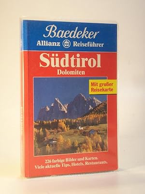 Baedekers Allianz Reiseführer. Südtirol Dolomiten. Baedeker. Mit großer Reisekarte