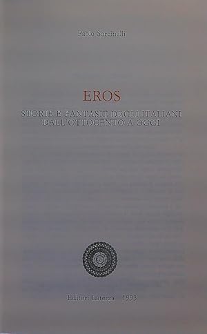 Imagen del vendedor de Eros a la venta por Librodifaccia