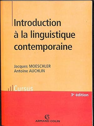 Seller image for INTRODUCTION  LA LINGUISTIQUE CONTEMPORAINE - (FRANCS). for sale by Librera Smile Books