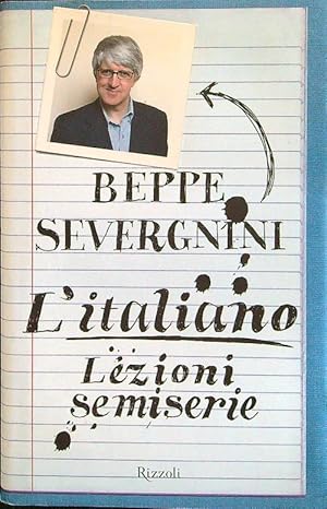 Immagine del venditore per L'italiano. Lezioni semiserie venduto da Librodifaccia