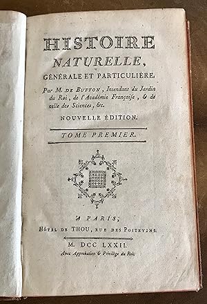 Histoire naturelle, générale et particulière - 4 volumes