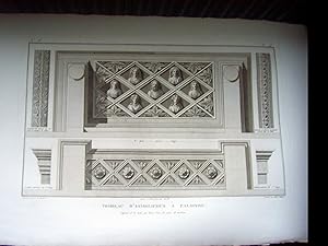 Tombeau d'Iamblichus a Palmyre. Plafond de la niche qui décore l'une des faces du tombeau.