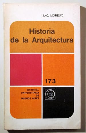 Image du vendeur pour HISTORIA DE LA ARQUITECTURA - Buenos Aires 1968 mis en vente par Llibres del Mirall