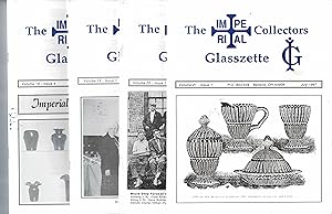 Seller image for THE IMPERIAL COLLECTORS GLASSZETTE, VOL. 19, ISSUE 1, 4, Jul 1995, Apr 1996; Vol. 20, Issue 1, Jul 1996; Vol. 21, Issue 1, Jul 1997 for sale by SUNSET BOOKS