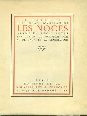 Seller image for Les Noces for sale by Librodifaccia