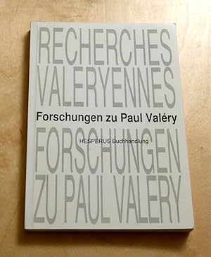 Bild des Verkufers fr Forschungen zu Paul Valry - Heft 14 zum Verkauf von HESPERUS Buchhandlung & Antiquariat