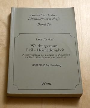 Weltbürgertum - Exil - Heimatlosigkeit